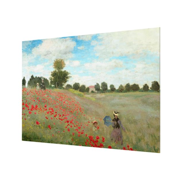 Paraschizzi con riproduzioni Claude Monet - Campo di papaveri vicino ad Argenteuil