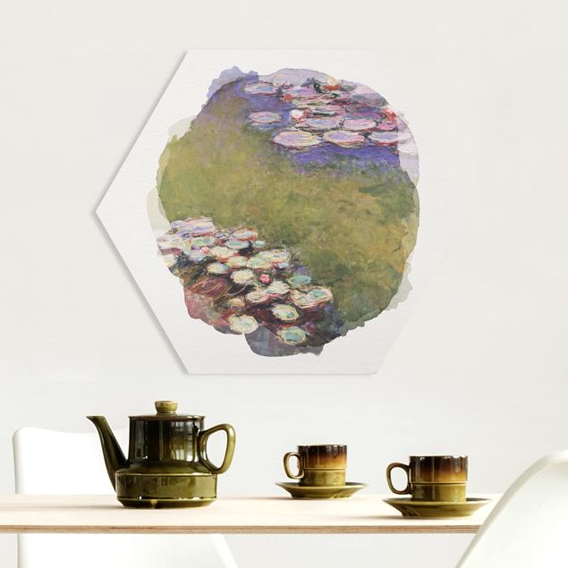 Quadri con paesaggio Acquerelli - Claude Monet - Ninfee