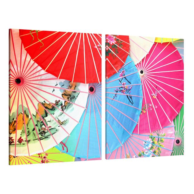 Quadro disegni Gli ombrelloni cinesi