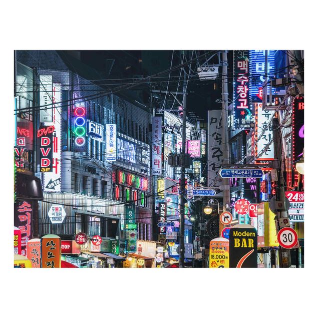 Paraschizzi in vetro - Nightlife di Seul - Formato orizzontale 4:3