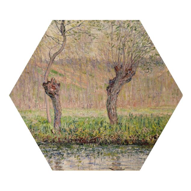Quadri Monet Claude Monet - Alberi di salice in primavera