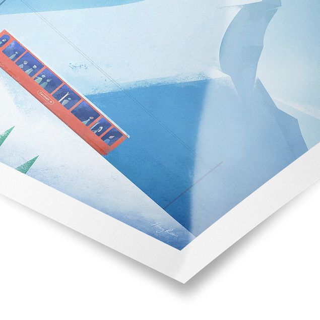 Riproduzione quadri famosi Poster di viaggio - Zermatt