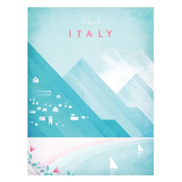 Quadro montagna Poster di viaggio - Italia