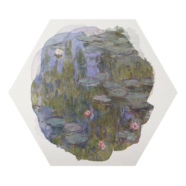 Quadri moderni   Acquerelli - Claude Monet - Ninfee (Nympheas)