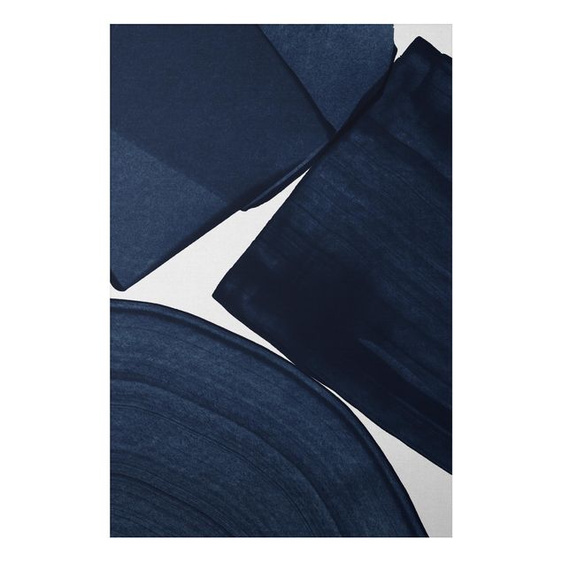 Riproduzione quadri famosi Pittura minimalista blu