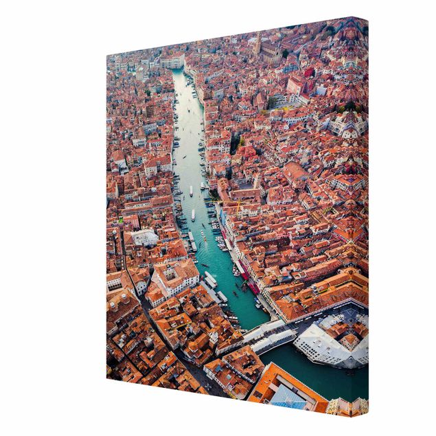 Quadri rossi Canal Grande a Venezia