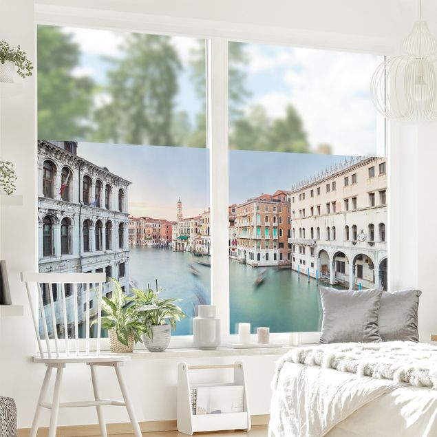 Pellicole colorate per vetri Scorcio sul Canale Grande dal ponte di Rialto a Venezia