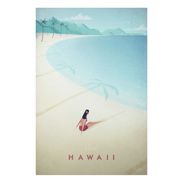 Quadri con paesaggio Poster di viaggio - Hawaii