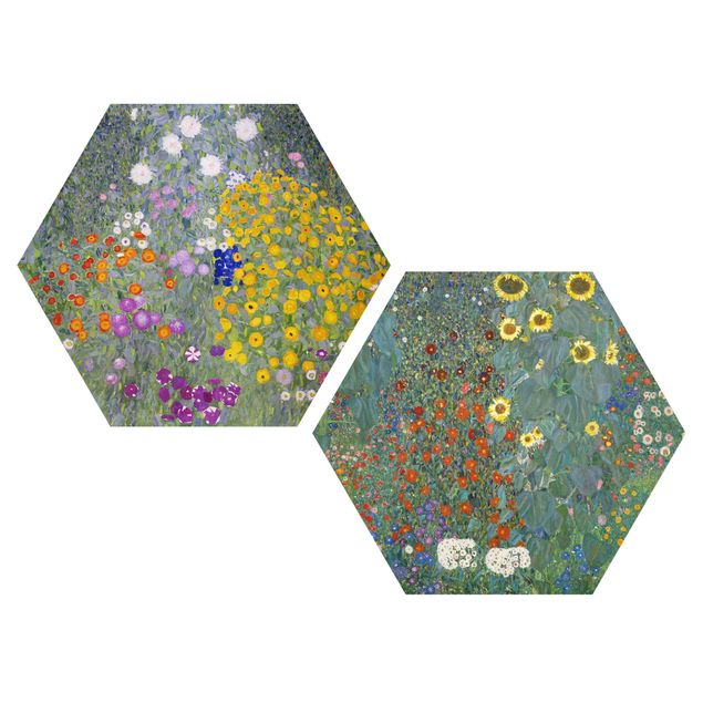 Esagono in forex - Gustav Klimt - The Green Garden