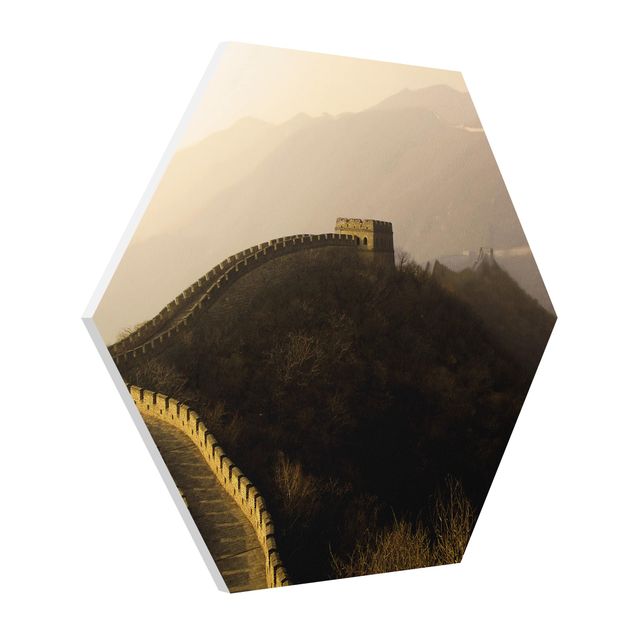 Quadri moderni   Alba sopra la muraglia cinese