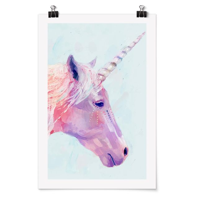 Poster animali Unicorno Mistico I