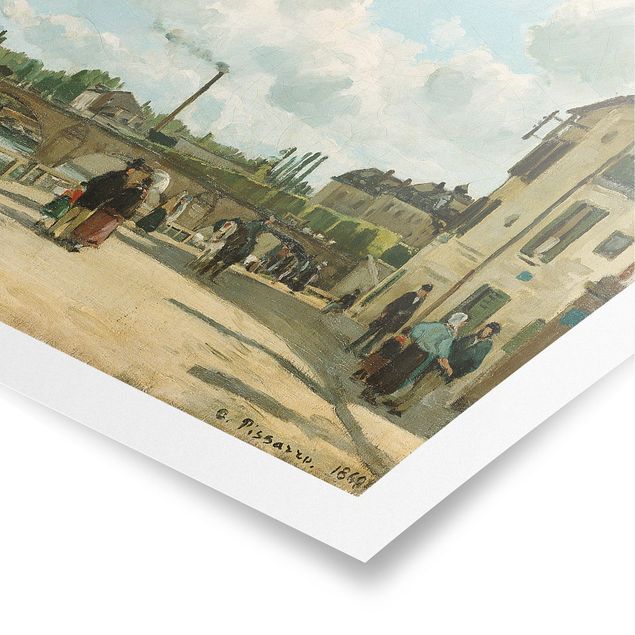 Riproduzioni Camille Pissarro - Veduta di Pontoise