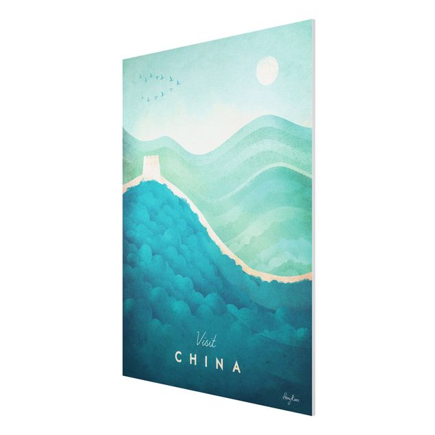 Quadro città Poster di viaggio - Cina