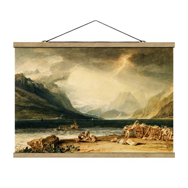 Stile artistico William Turner - Il lago di Thun, Svizzera