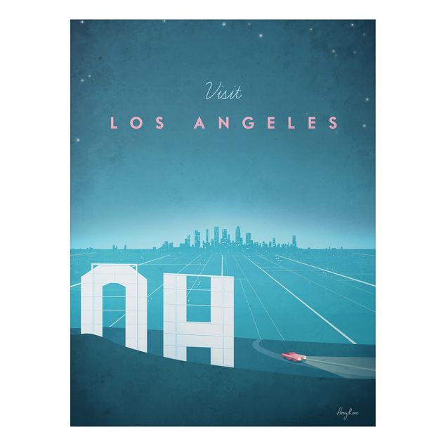 Riproduzioni quadri Poster di viaggio - Los Angeles