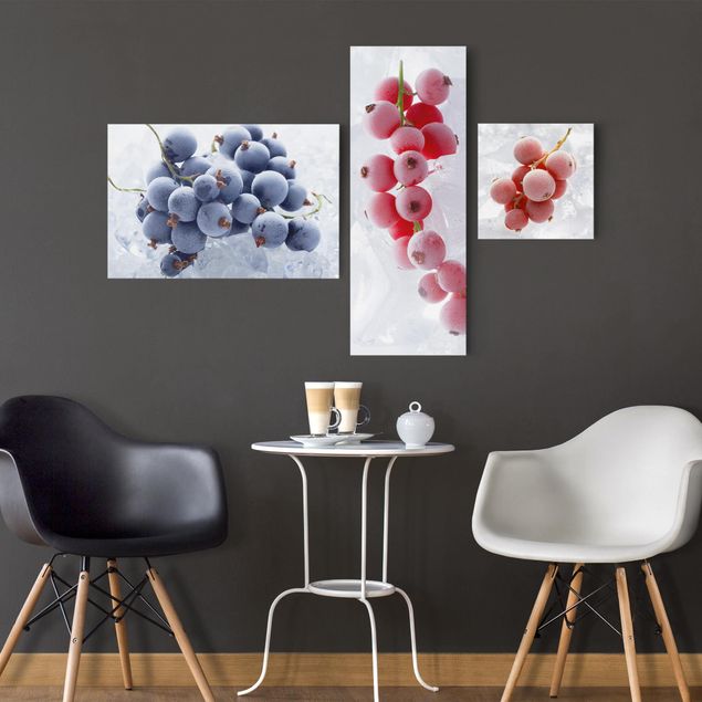 Stampa su tela 3 parti - frozen berries - Collage 2