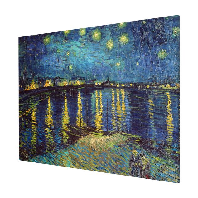 Post impressionismo quadri Vincent Van Gogh - Notte stellata sul Rodano