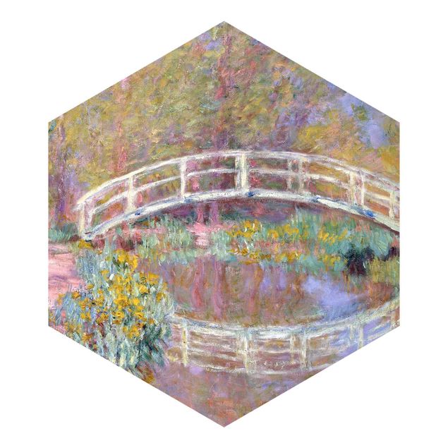 Carta da parati floreale Claude Monet - Ponte del giardino di Monet