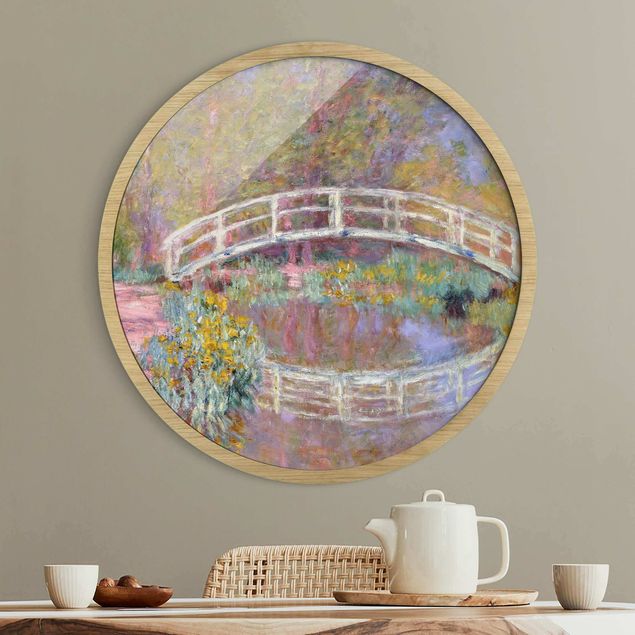 Quadri paesaggistici Claude Monet - Ponte del giardino di Monet
