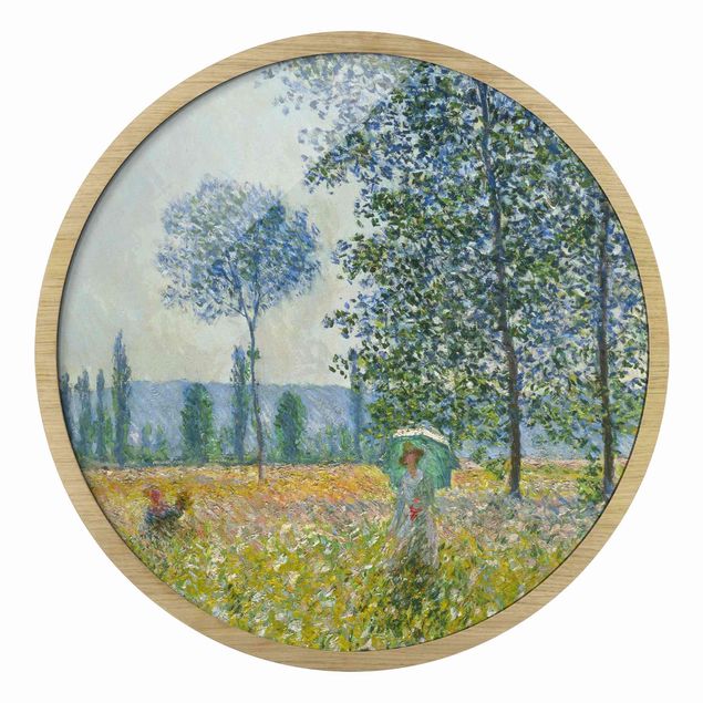 Quadri astratti Claude Monet - Campi in primavera