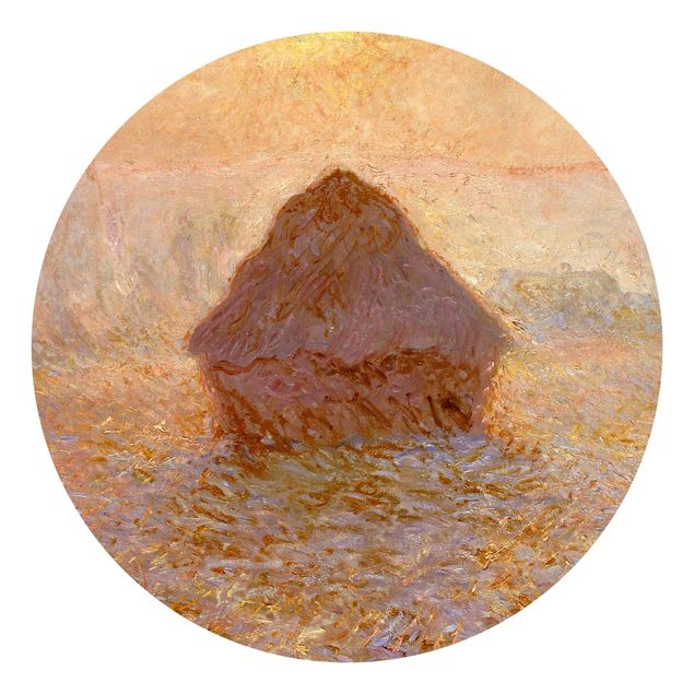 Carta da parati tnt Claude Monet - Un pagliaio nella nebbia