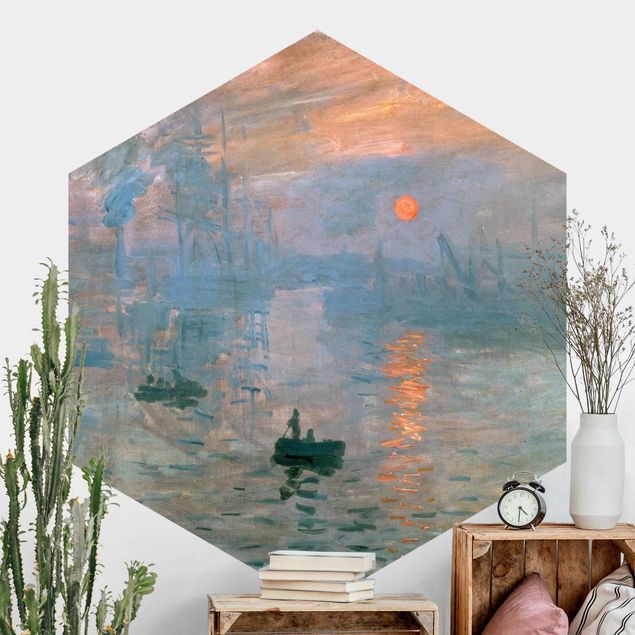 Carta da parati adesiva Claude Monet - Impressione (alba)