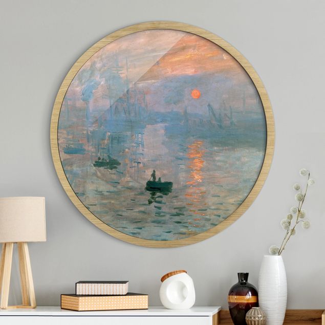 Stile di pittura Claude Monet - Impressione (alba)