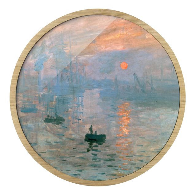 Riproduzioni quadri famosi Claude Monet - Impressione (alba)