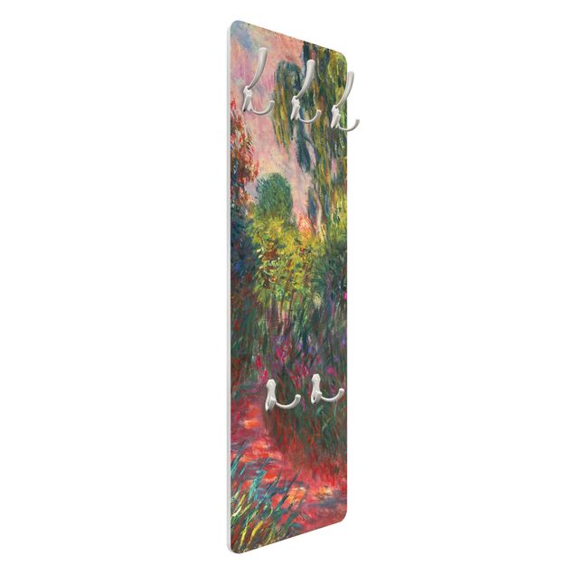 Appendiabiti pannello con paesaggio Claude Monet - Ponte giapponese nel giardino di Giverny