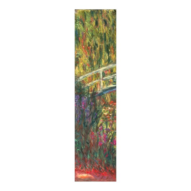 Stile di pittura Claude Monet - Ponte giapponese nel giardino di Giverny