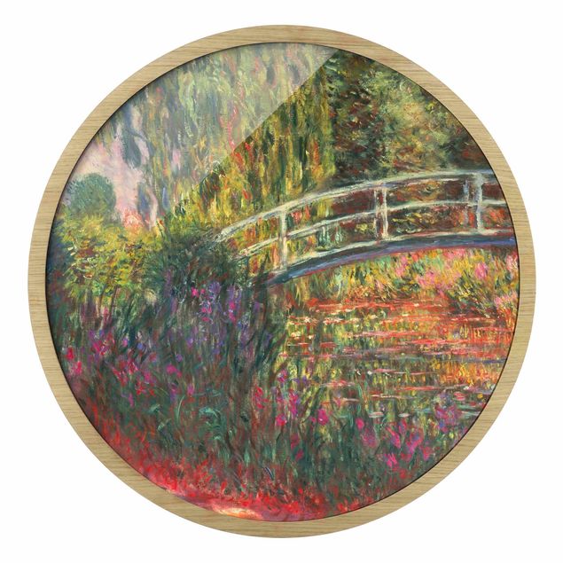 Quadri astratti Claude Monet - Ponte giapponese nel giardino di Giverny