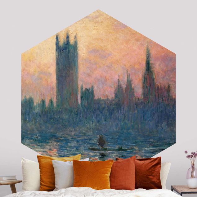 Riproduzioni Claude Monet - Tramonto a Londra