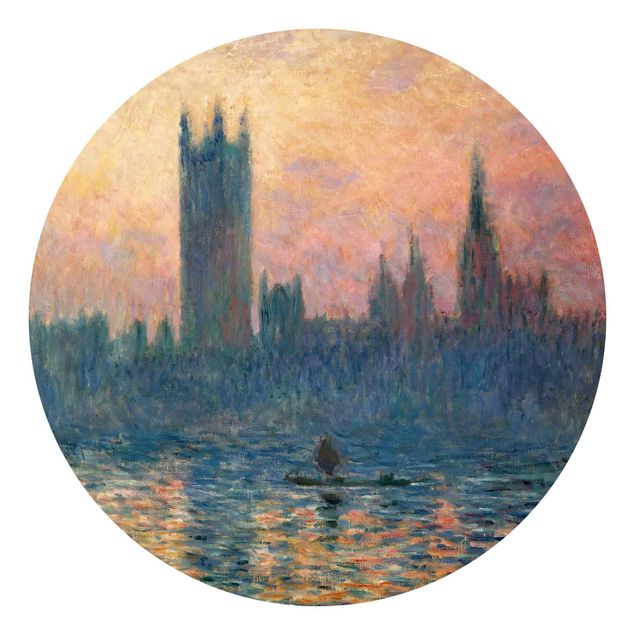 Carta parati tnt Claude Monet - Tramonto a Londra