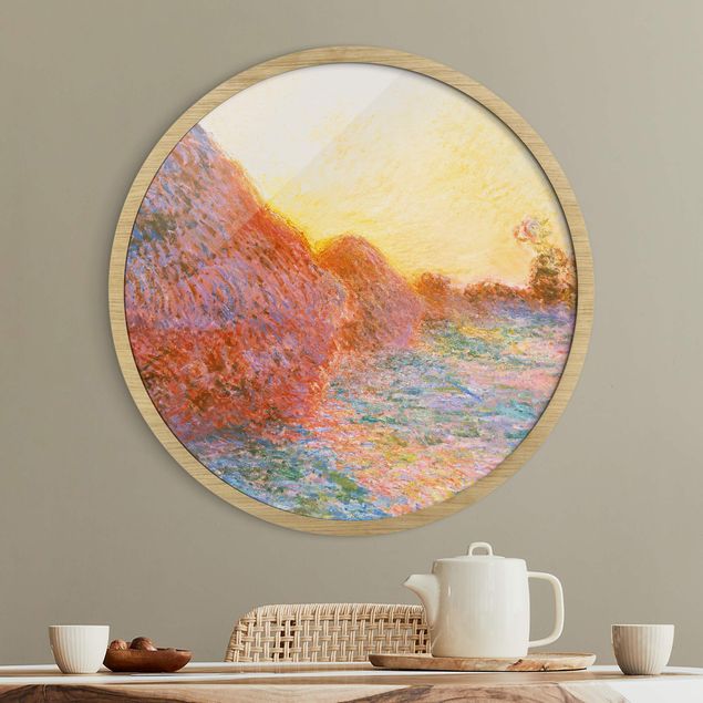 Quadri paesaggistici Claude Monet - Un pagliaio alla luce del sole