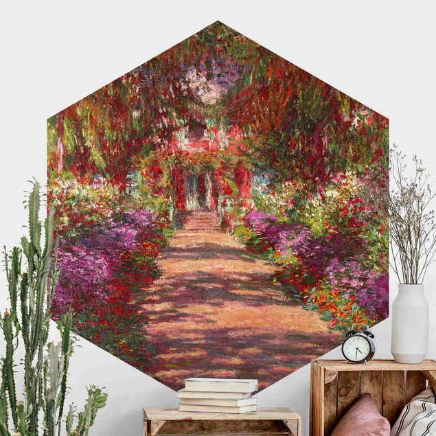Carte da parati adesive Claude Monet - Sentiero nel giardino di Monet a Giverny