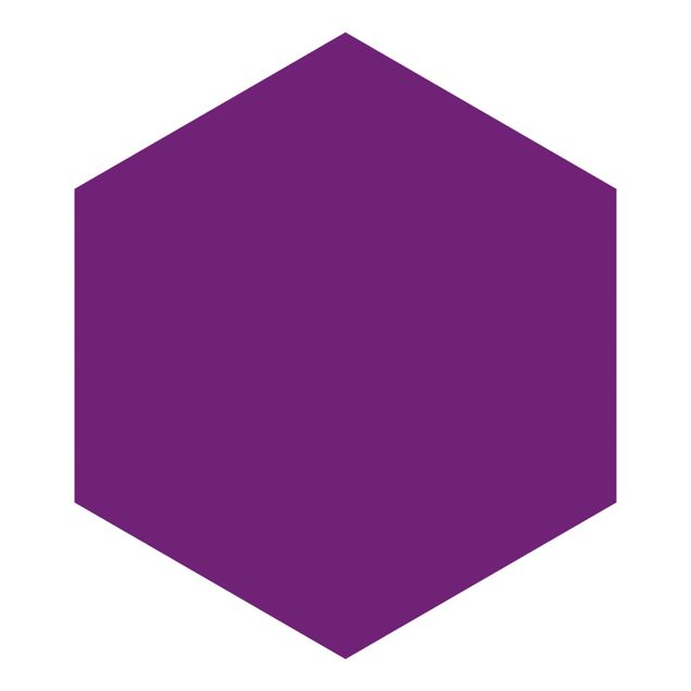 Carta da parati esagonale adesiva con disegni - Colour Purple
