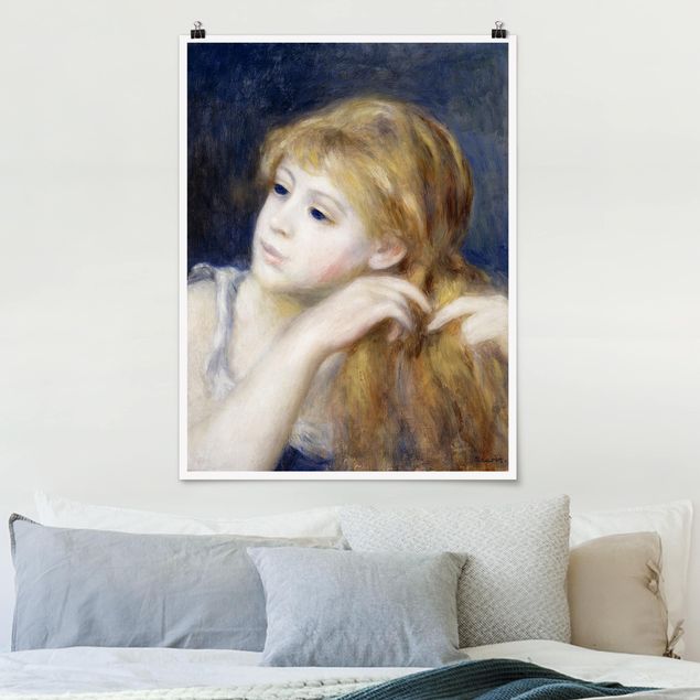 Riproduzioni Auguste Renoir - Testa di giovane donna
