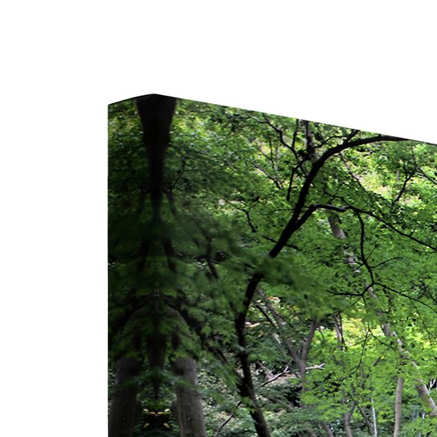 Quadri su tela paesaggio Foresta giapponese
