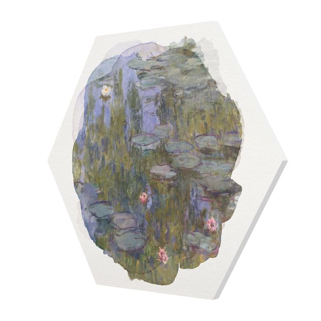 Quadri con fiori Acquerelli - Claude Monet - Ninfee (Nympheas)
