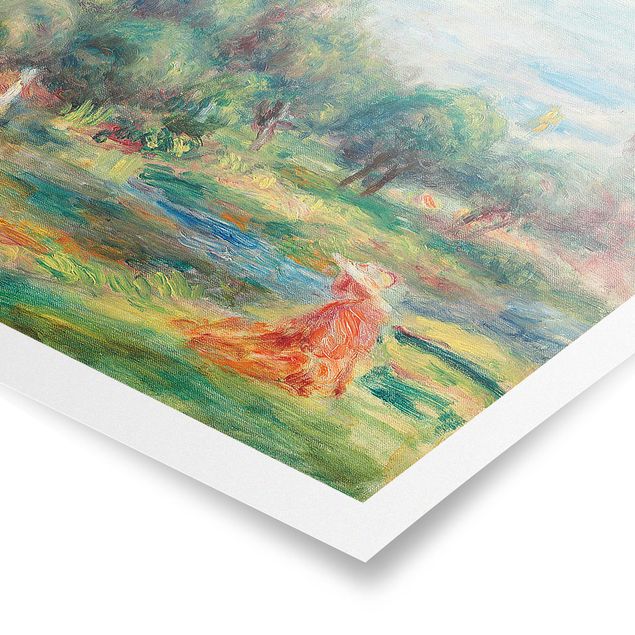 Impressionismo quadri Auguste Renoir - Paesaggio a Cagnes