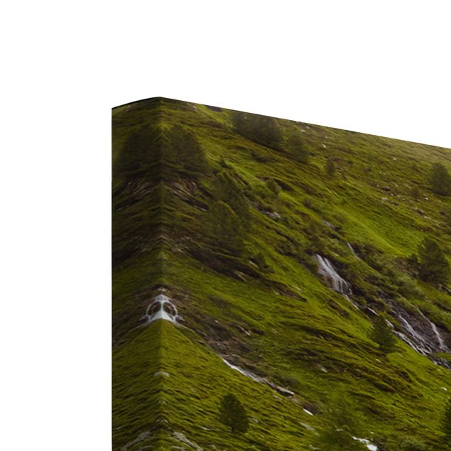 Stampa su tela 3 parti - Alpine meadow Tirol - Collage 1