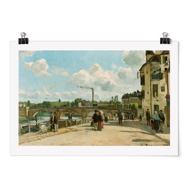 Quadri Romanticismo Camille Pissarro - Veduta di Pontoise