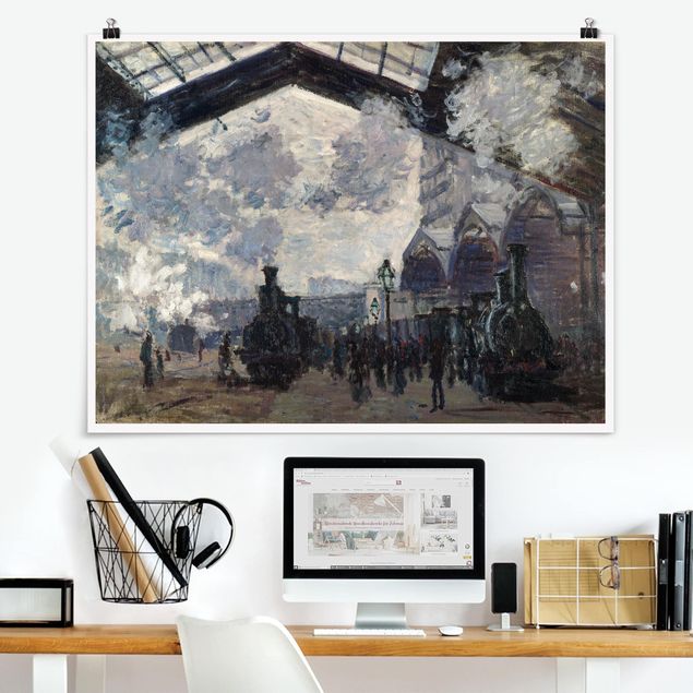 Riproduzioni quadri famosi Claude Monet - Gare Saint Lazare