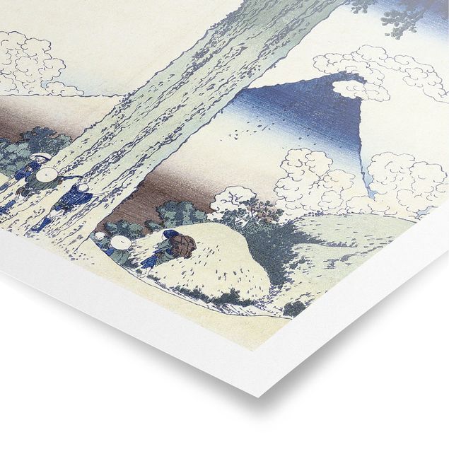 Quadro moderno Katsushika Hokusai - Passo Mishima nella provincia di Kai
