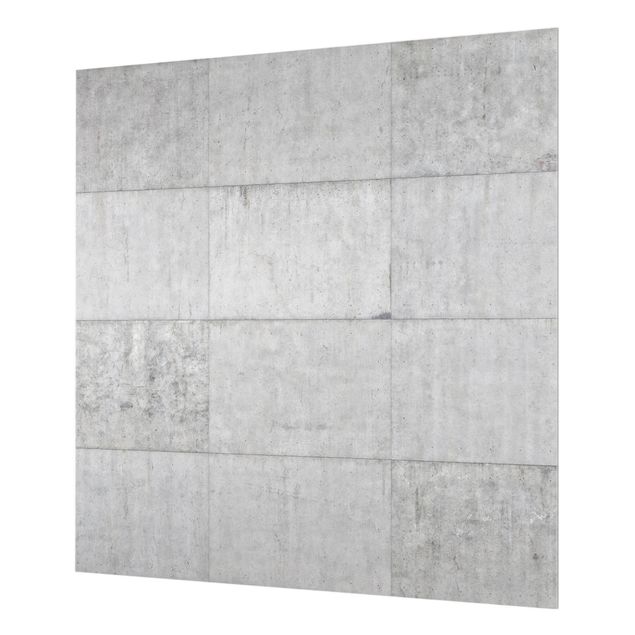 Paraschizzi in vetro - Concrete Tile Look Grey