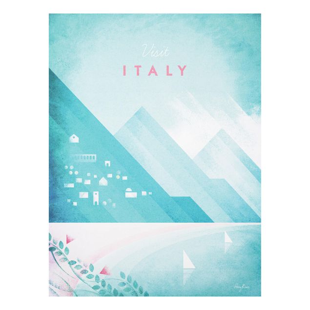 Quadro montagna Poster di viaggio - Italia