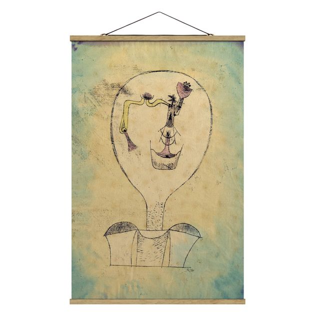 Quadri astratti moderni Paul Klee - Il germoglio del sorriso