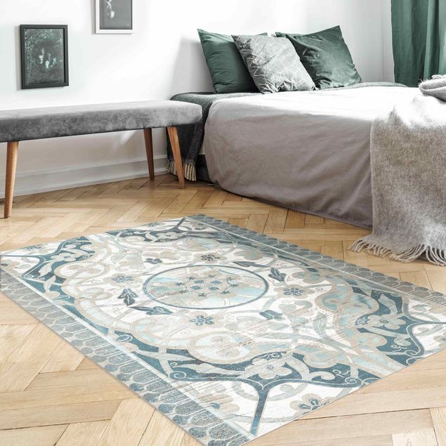 tappeto design moderno Pannelli in legno Persiano Vintage I