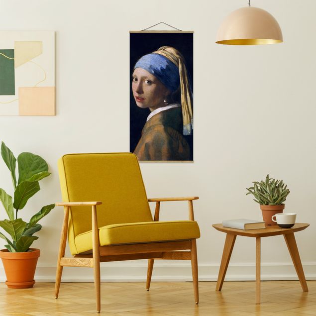 Quadri moderni per arredamento Jan Vermeer Van Delft - Ragazza con l'orecchino di perla