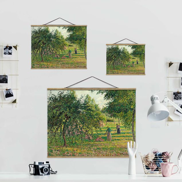 Quadri paesaggistici Camille Pissarro - Meli e ortiche, Eragny